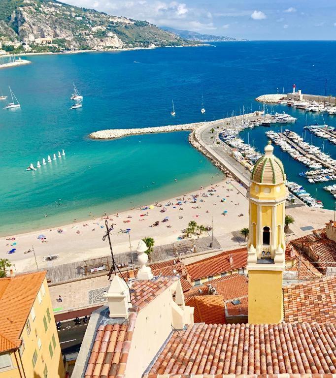 Apartamento Menton Nella Vecchia Citta Con Vista Mare Exterior foto