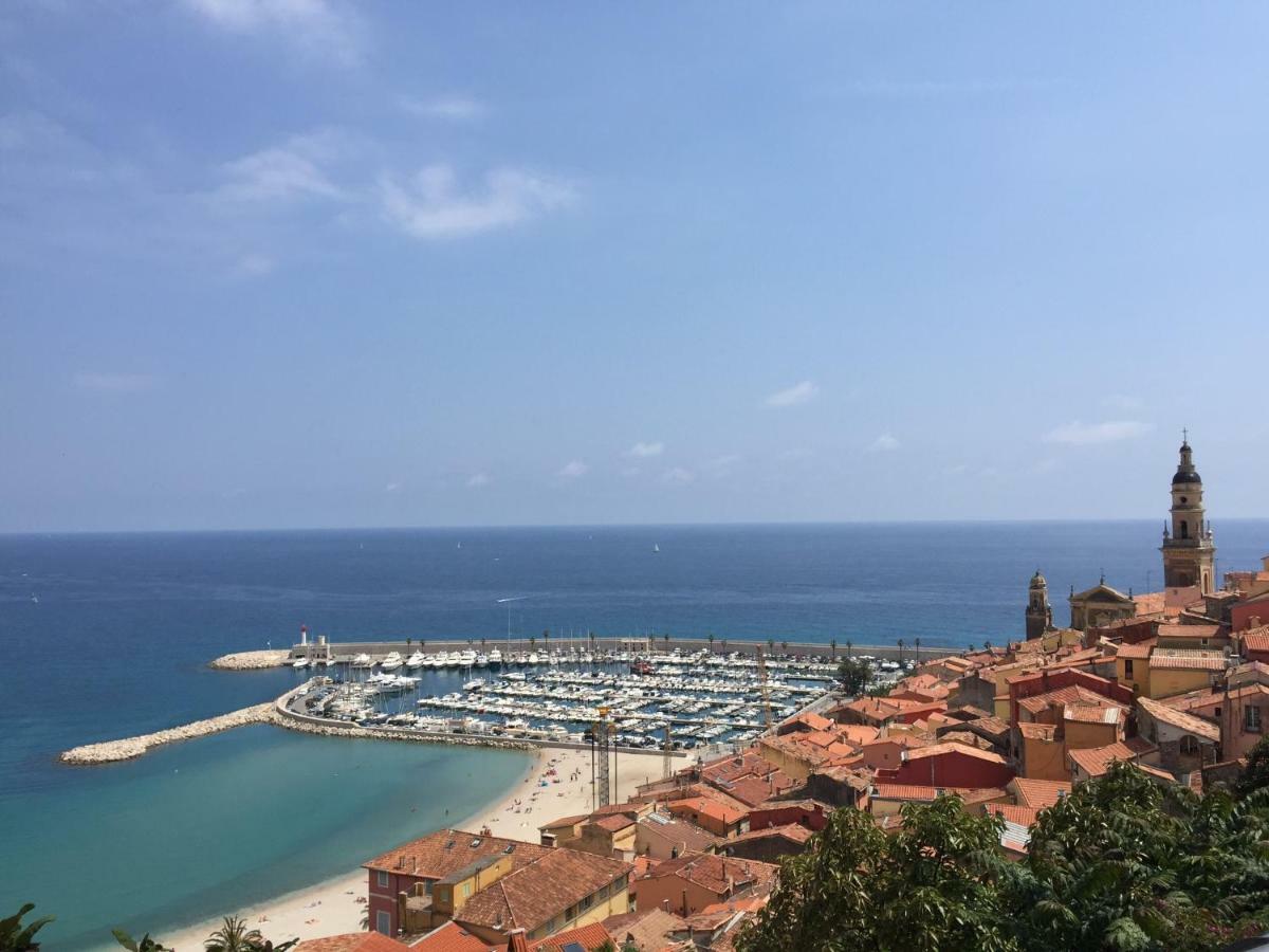 Apartamento Menton Nella Vecchia Citta Con Vista Mare Exterior foto